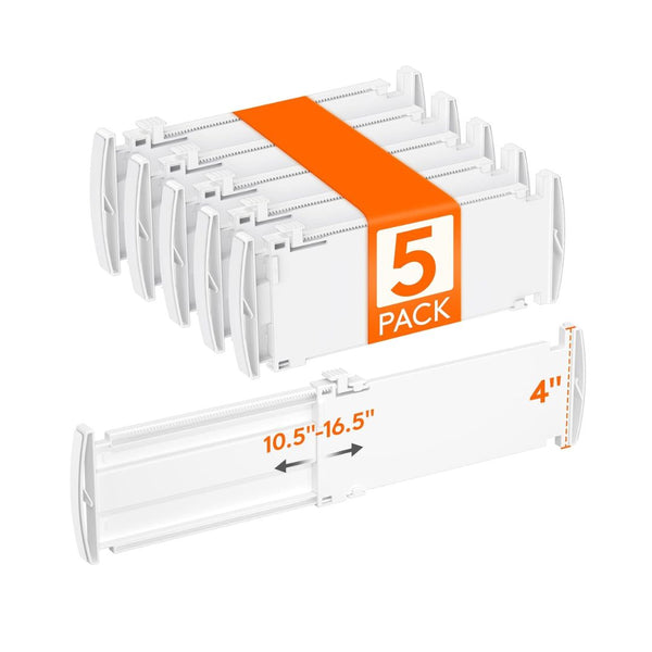 Lifewit Set of 5 Expandable Drawer Dividers