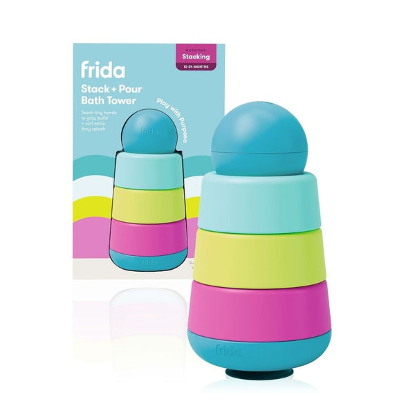 Frida Baby Stack + Pour Bath Tower Bath Toy