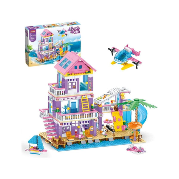 955-Pcs Beach Villa Building Set