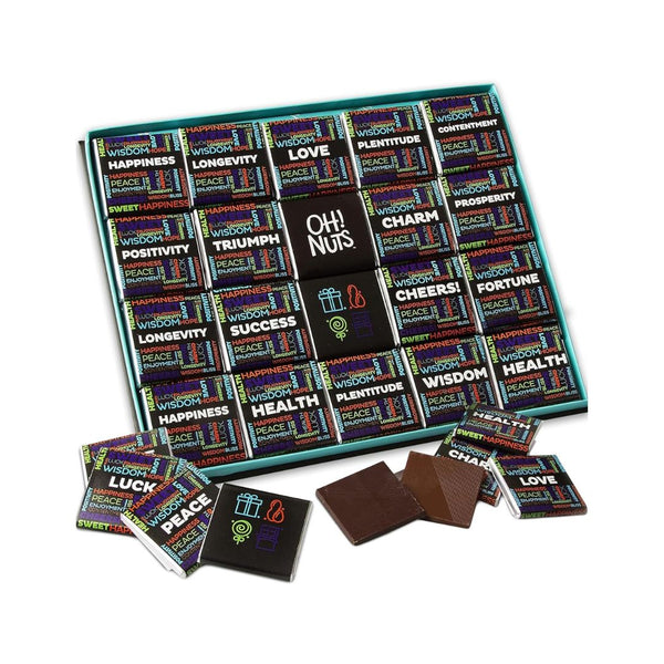 20-Pcs Oh! Nuts Gourmet Belgium Chocolate Gift Baskets