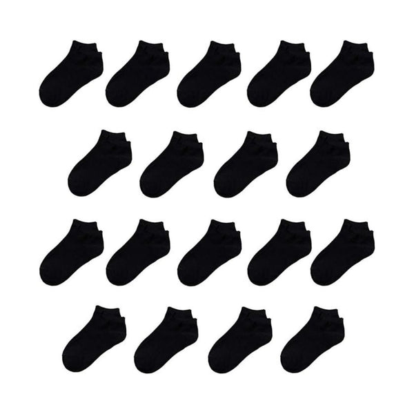 18-Pairs Kids Low Cut Half Cushion Sport Ankle Socks