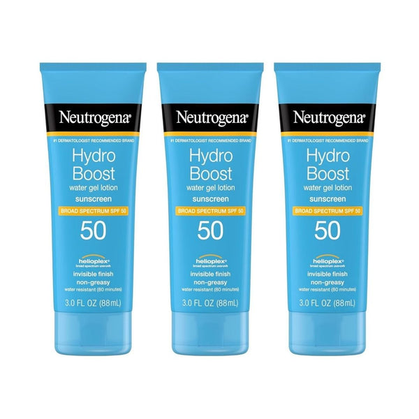 3-Pack Neutrogena Hydro Boost Water Gel Sunscreen