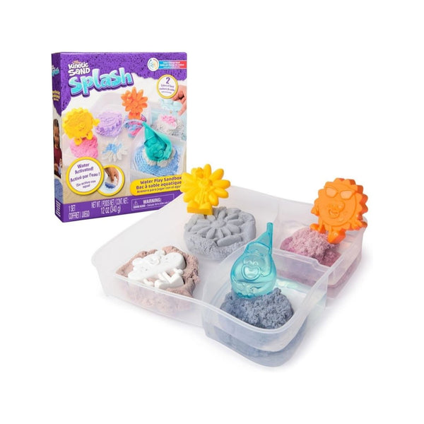 Kinetic Sand Splash Water Play Sandbox Set