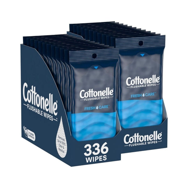336 Cottonelle On-The-Go Flushable Wet Wipes