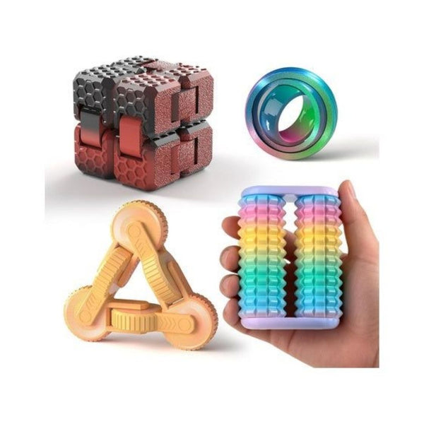 4 Piece Fidget Toy Set