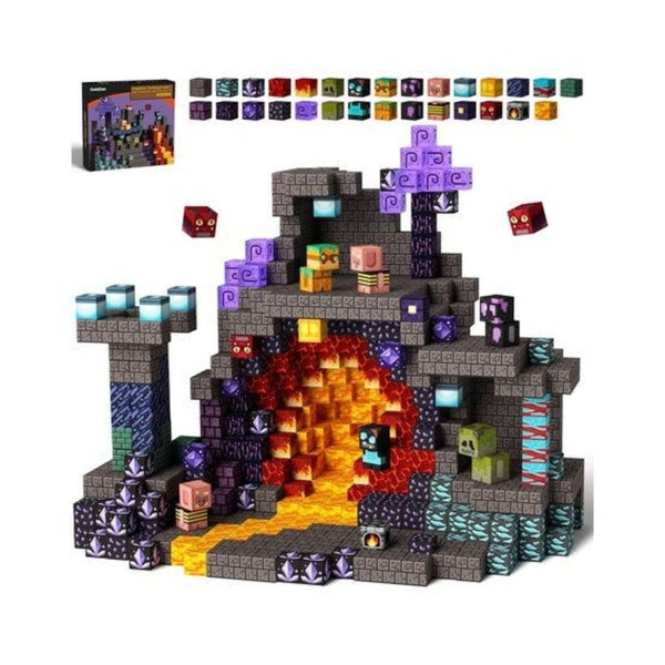 100 Cave World Magnetic Blocks