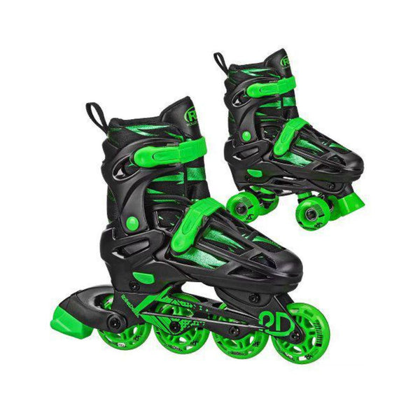 Roller Derby Kids' Inline-Quad Combo Skates (Size 12-2)