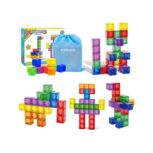 30-Piece Large Magnetic Building Blocks Stem Toy Set