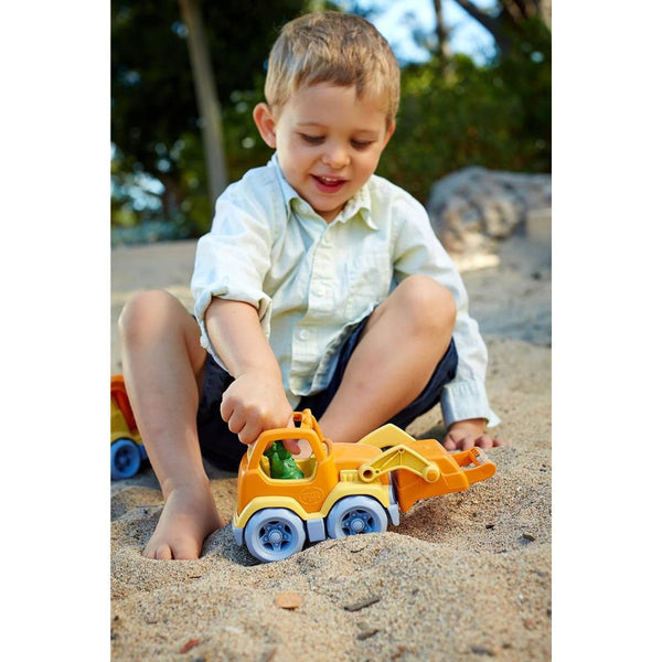 thumbnail image 2 of Green Toys Construction Vehicle Includes Scooper, Dumper, Mixer, 1 Character- 3 Pack - 4C 2 of 11
