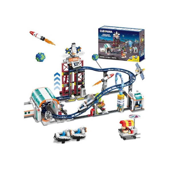 926 Piece Space Roller Coaster Building Set