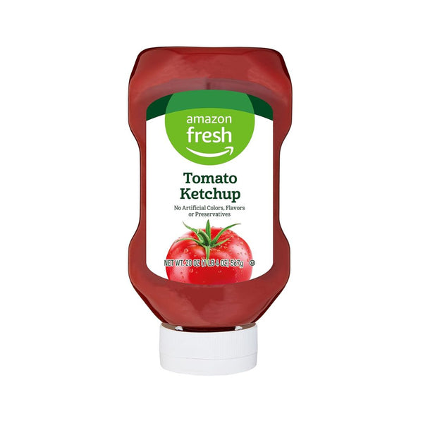 20 Oz Bottle of Amazon Fresh Ketchup