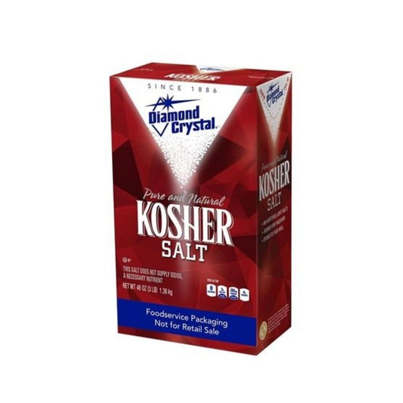 Diamond Crystal Kosher Salt 3 Pound Box, Kosher