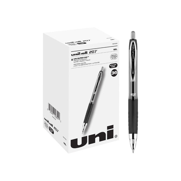 36-Pack Uni-Ball Black Retractable Gel Pens