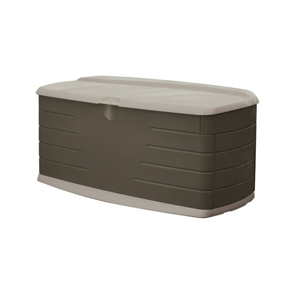 Rubbermaid Outdoor 90 Gallon Large Deck Box with Seat