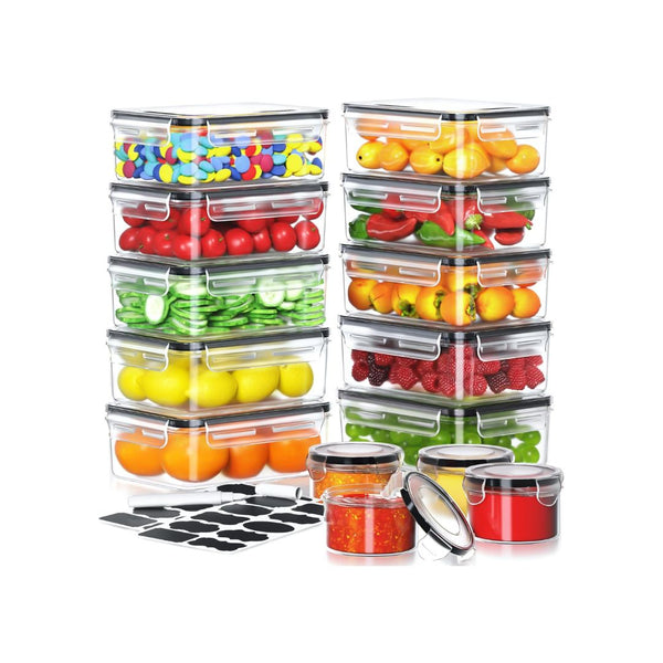 14-Pack Food Storage Containers with Lids