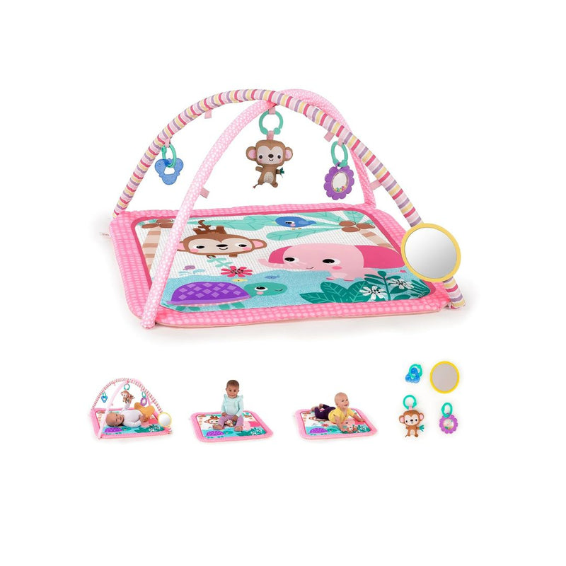 Baby Activity Gym & Play Mat with 4 Toys