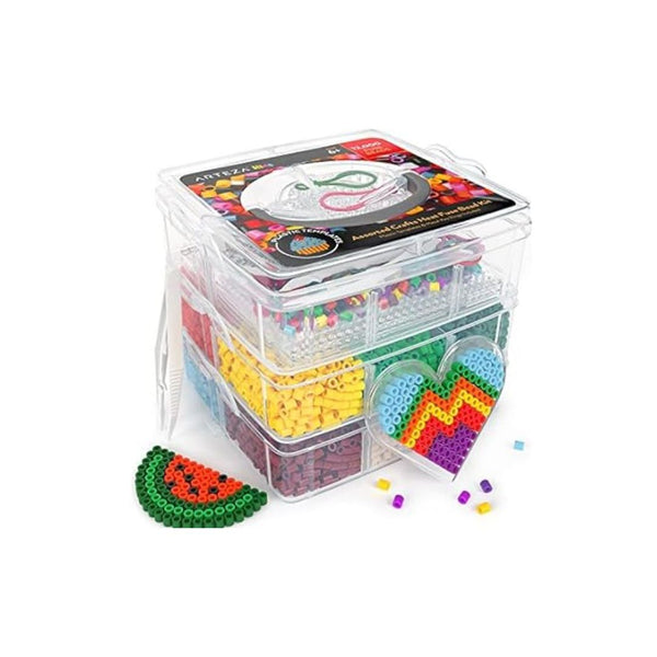 Arteza Kids Heat Fuse Beads Kit, 12,000 Iron Beads