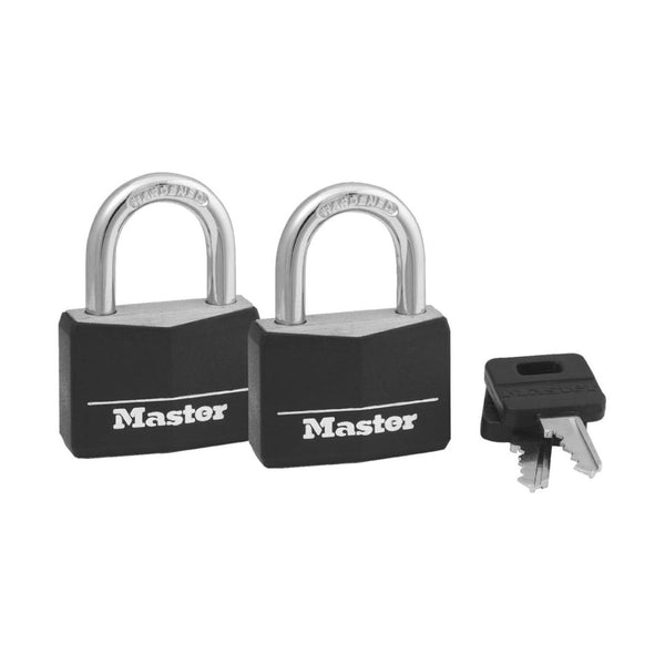 2-Pack Master Lock Covered Padlocks with Key