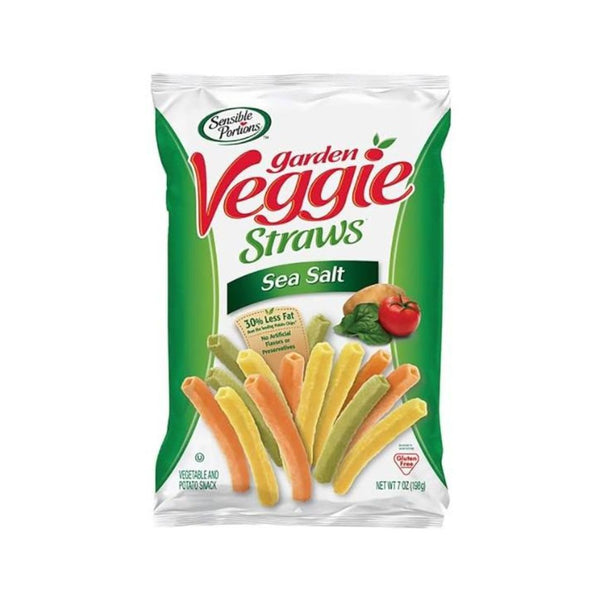 Sensible Portions Veggie Sea Salt Straws, 7 oz