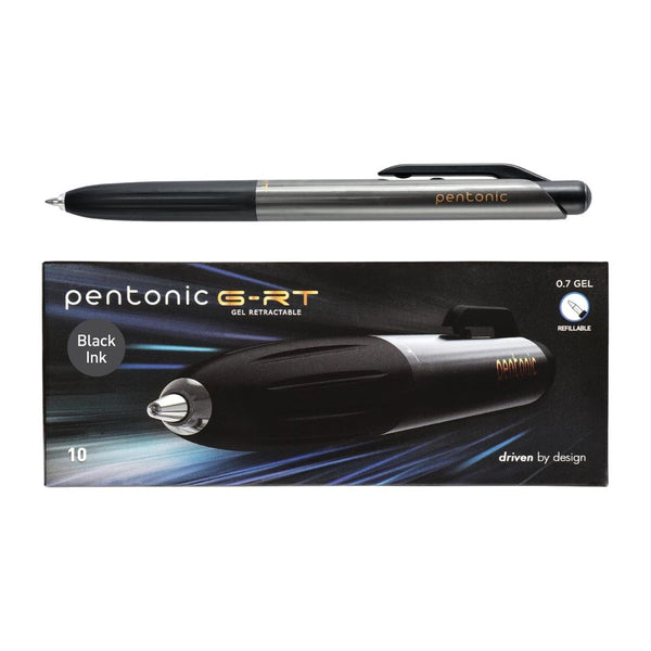 10 Pentonic GR-T Retractable Gel Pens