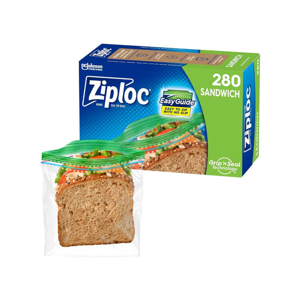 280 Ziploc Sandwich and Snack Bags