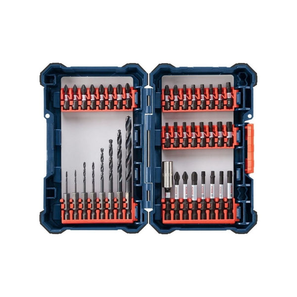 BOSCH 40-Piece Assorted Impact Tough Drill Drive Custom Case System Set