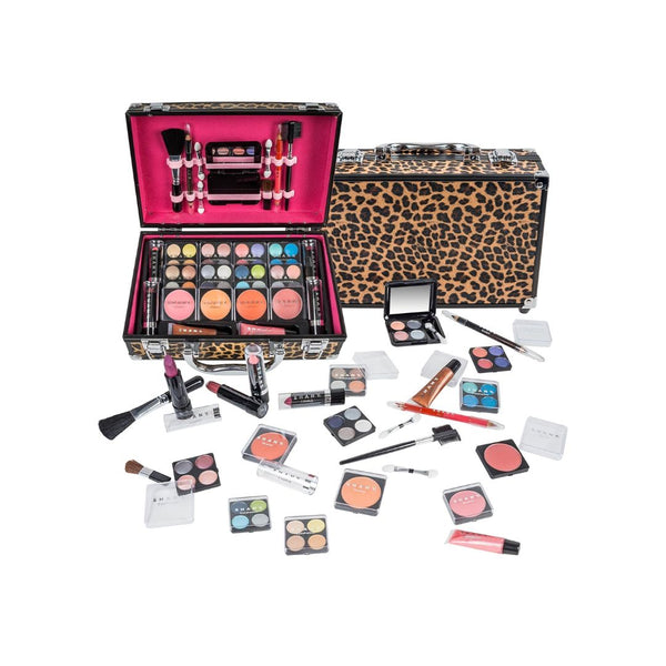 SHANY Carry All Make up Train Case with Pro Makeup Set