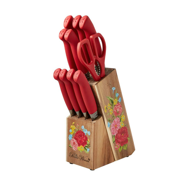 11-Piece Stainless Steel Knife Block Set