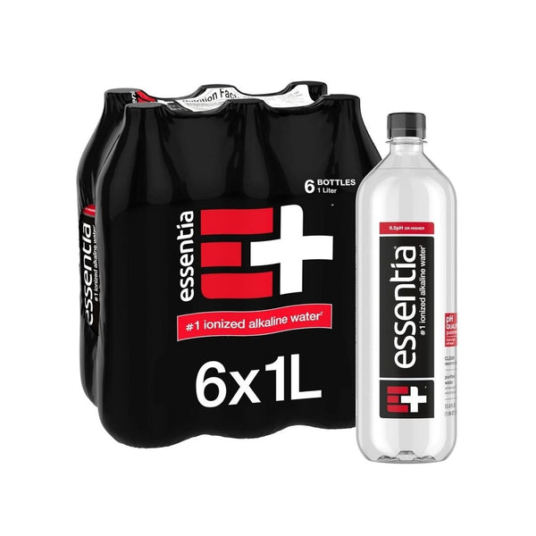 6 Bottles of Essentia Bottled Water, 1 Liter