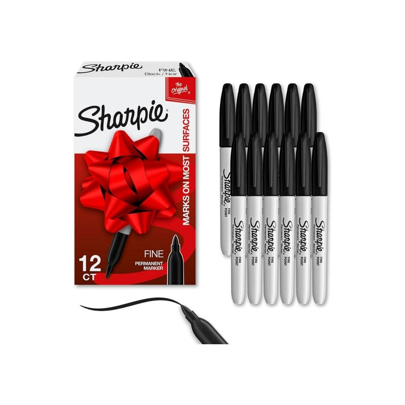 12 Sharpie Permanent Markers