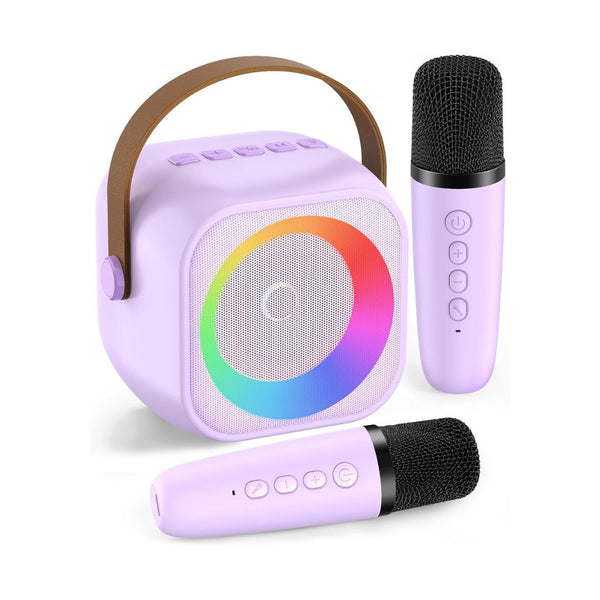 Karaoke Machine with 2 Wireless Microphone