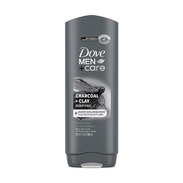 DOVE MEN + CARE Elements Body Wash Charcoal + Clay (18 Fl Oz)