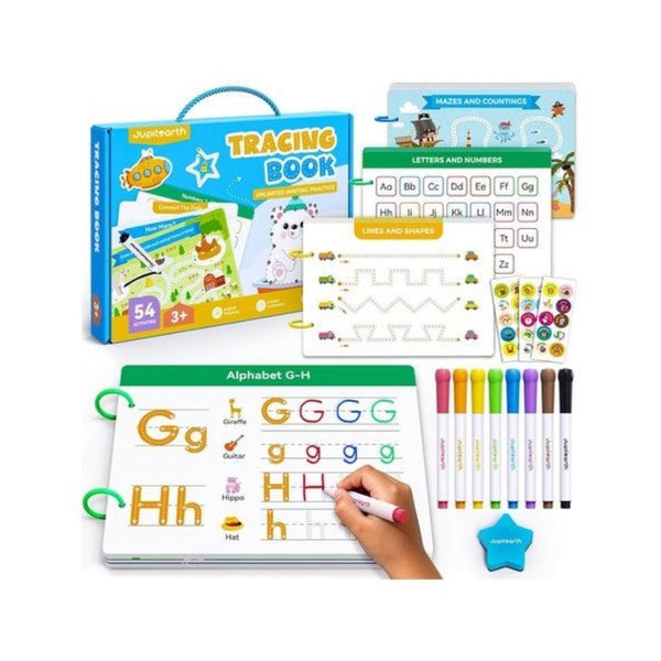 54-Page Reusable Tracing & Handwriting Practice Busy Book
