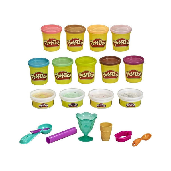 Play-Doh Ice Cream Theme With 13-Pack Colors and 6 Tools