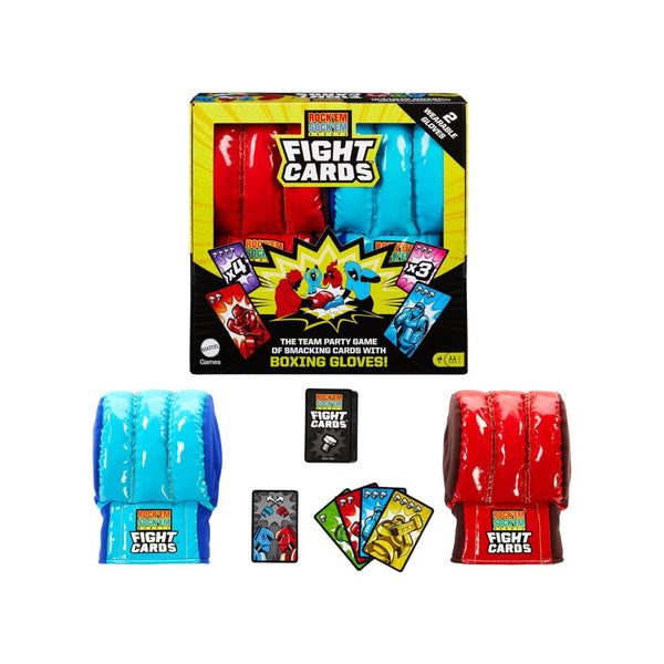 Mattel Games Rock ‘Em Sock ‘Em Robots Fight Card Game