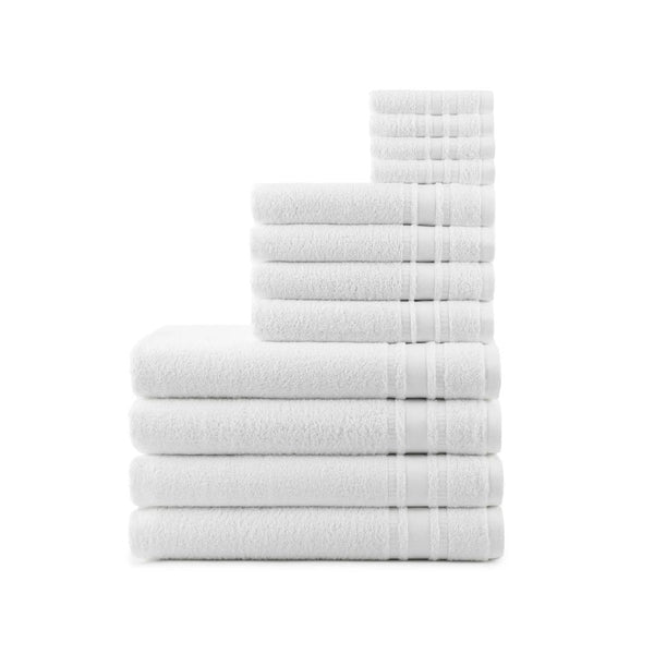 12-Piece Mainstays 100% Cotton Towel Set