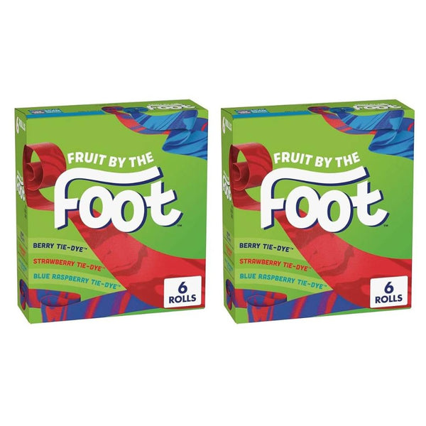 2 Packs of Fruit by the Foot, 6 ct