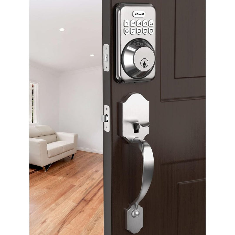 Electronic Keypad Deadbolt Door Lock with Two Handles