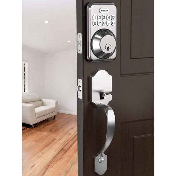 Electronic Keypad Deadbolt Door Lock with Two Handles