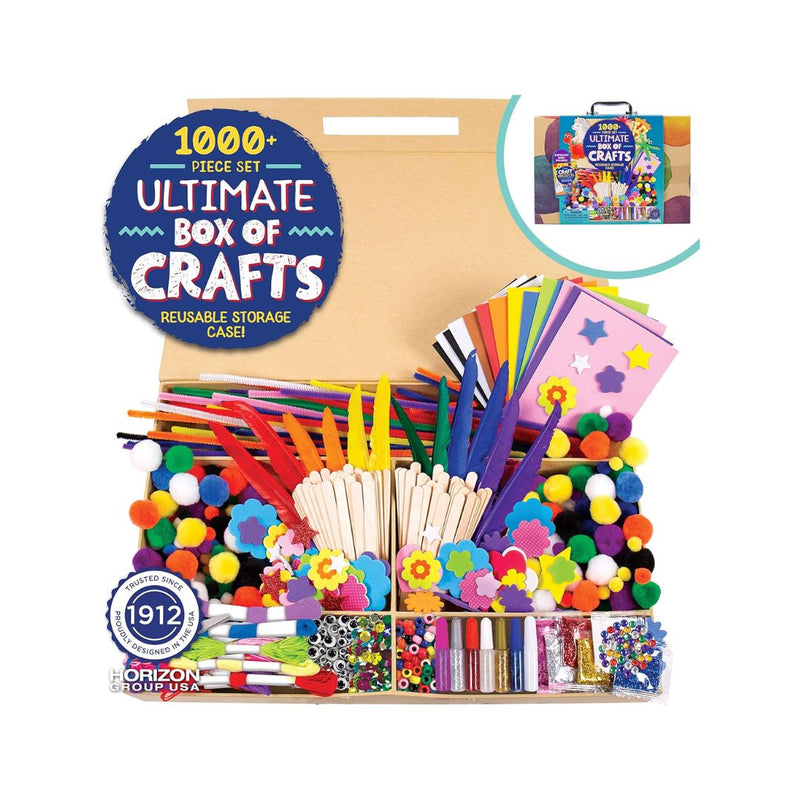 1,000 Piece Made By Me Ultimate Craft Box, Art & Craft Activities Set