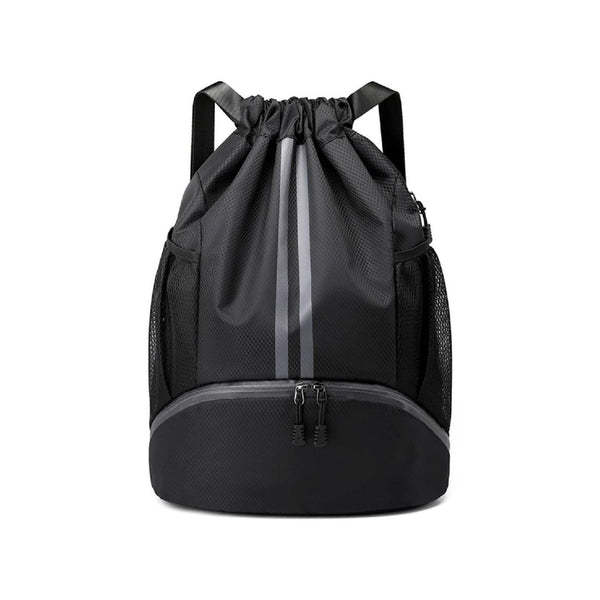 Drawstring Swim Backpack with Shoe Compartment