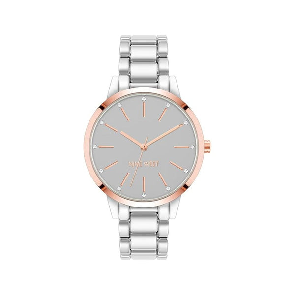 Nine West Women's Floral Dial Bracelet Watch