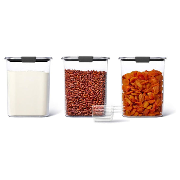 3 Rubbermaid Food Storage Containers with Lids