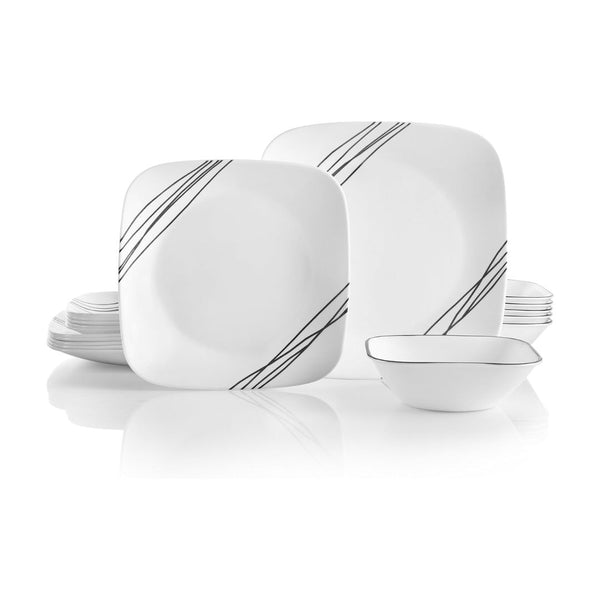 Corelle Vitrelle 18-Piece Service for 6 Dinnerware Set