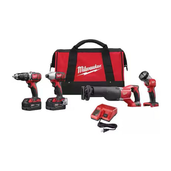 Milwaukee 18V Cordless 4-Tool Combo Kit