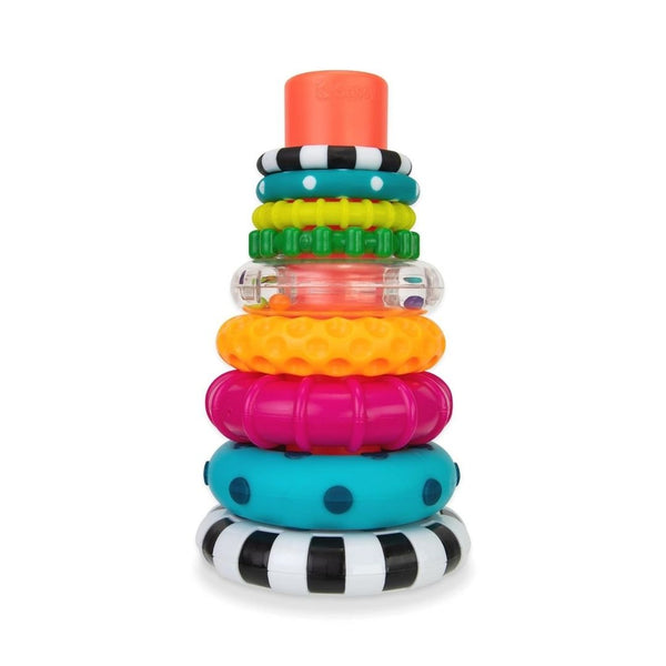 9-Piece Sassy Stacks of Circles Stacking Ring