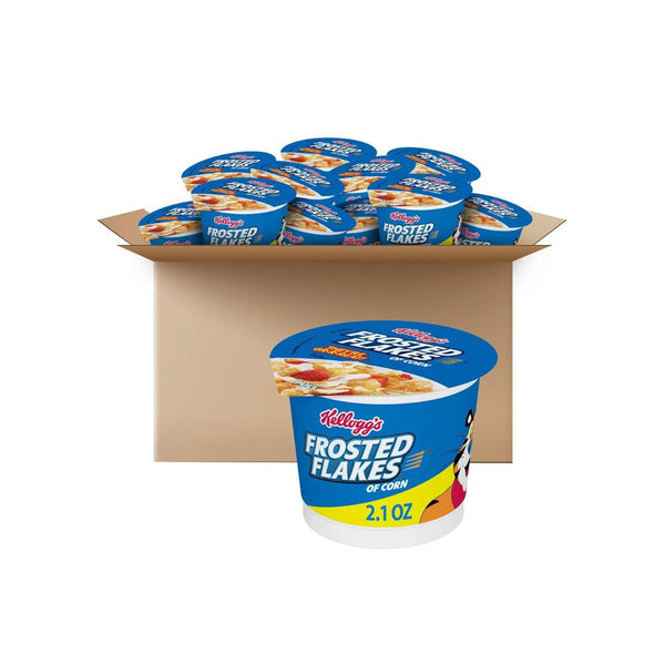 12 Kellogg’s Frosted Flakes Breakfast Cereal Cups