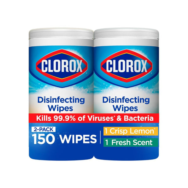 Pack of 2 Clorox Disinfecting Wipes