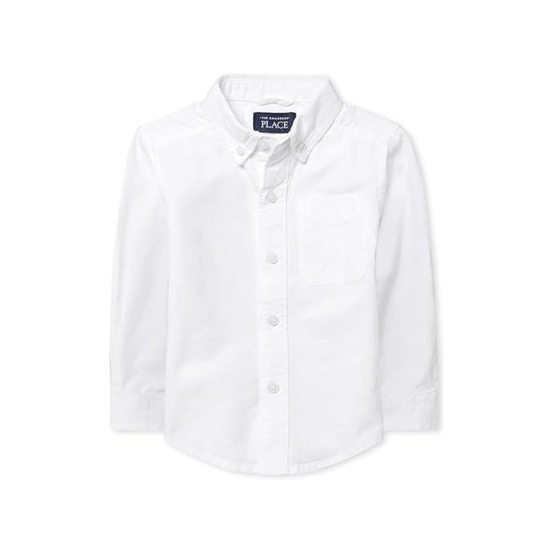 The Children's Place Baby Boys Long Sleeve Oxford Button Down Shirt