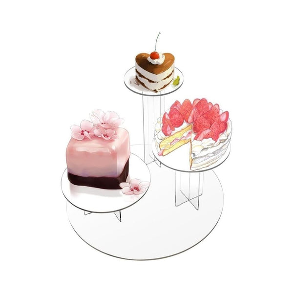 3 Tier Acrylic Riser Display Shelf